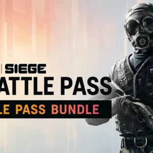 کاور پریمیوم بتل پس رینبو سیکس سیج اپراطور اسلاحه به دست کنار برند rainbow six Premium Battle Pass
