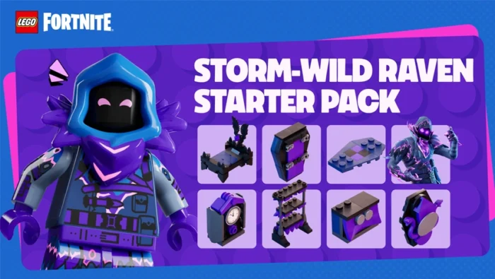 پک لگو فورتنایت Storm-Wild Raven Starter Pack