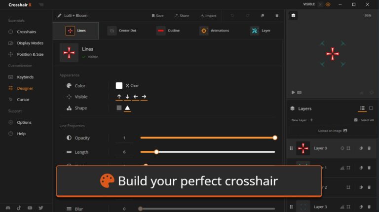 نرم افزار Crosshair X برای کامپیوتر