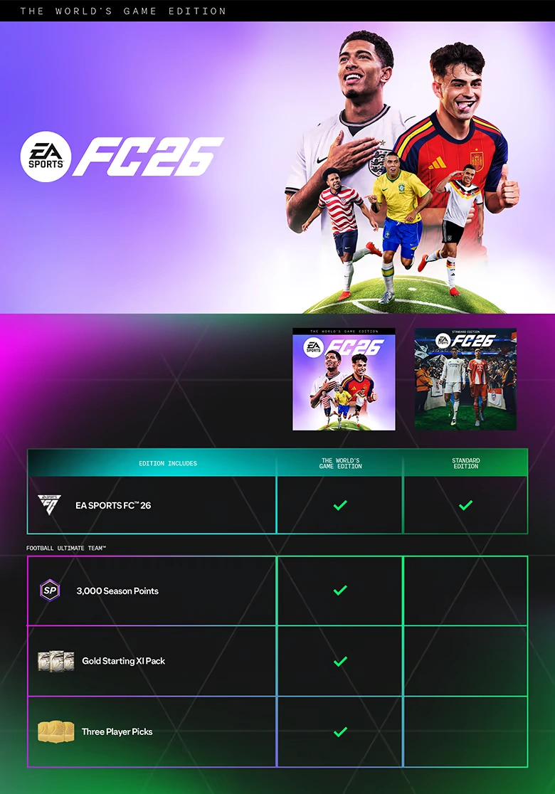 خرید EA SPORTS FC™ 26 - The World's Game Edition