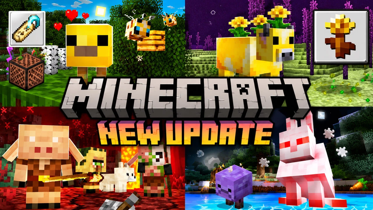 آپدیت جدید Minecraft برای Java و Bedrock منتشر شد