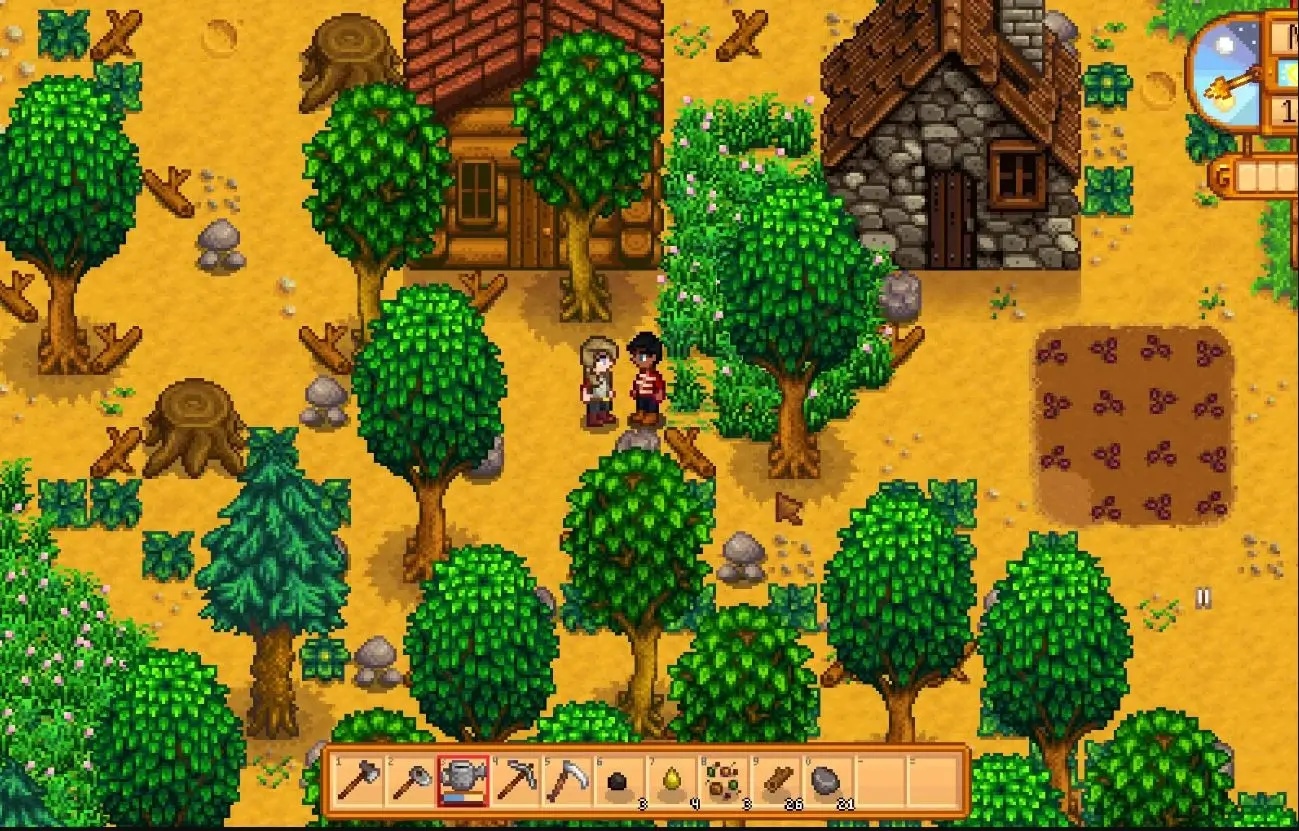 بازی Stardew Valley معرفی بخش دو نفره