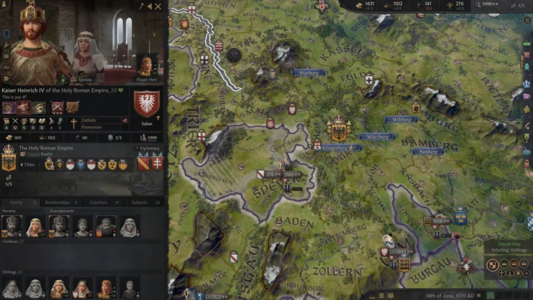 پوستر بازی Crusader Kings III - مدیریت دودمان و جنگ‌های قرون وسطی