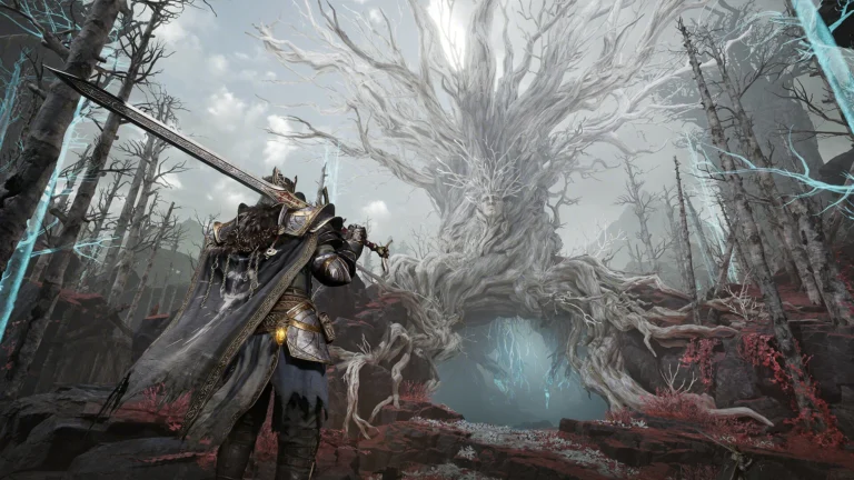 پوستر Mistfall Hunter؛ مبارزی در مه با سلاح‌های سرد و فضای فانتزی تیره
