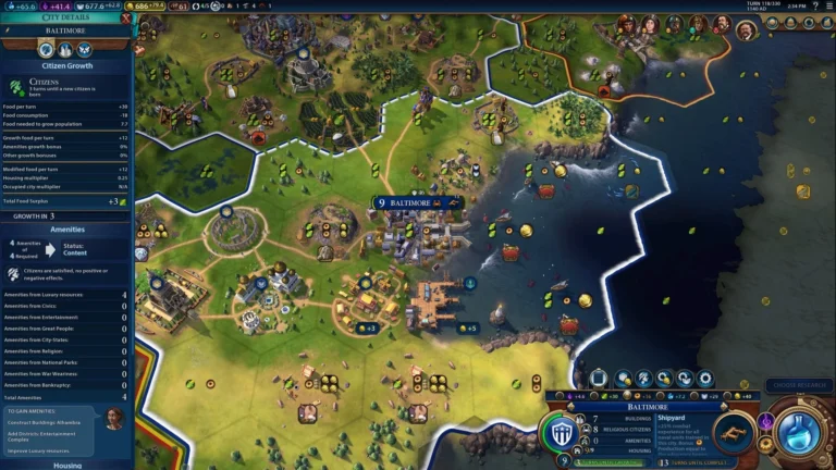 جلد بازی Sid Meier’s Civilization VI با نقشه و نمادهای تمدنی