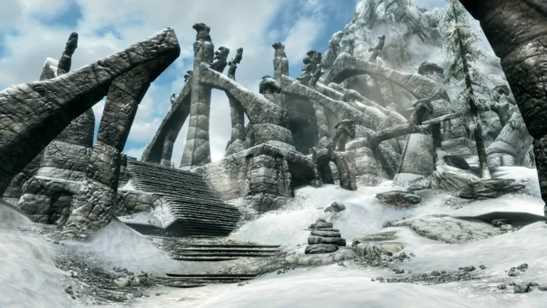 کاور بازی The Elder Scrolls V: Skyrim Special Edition — نمایی از جلوه‌های بصری بازسازی‌شده