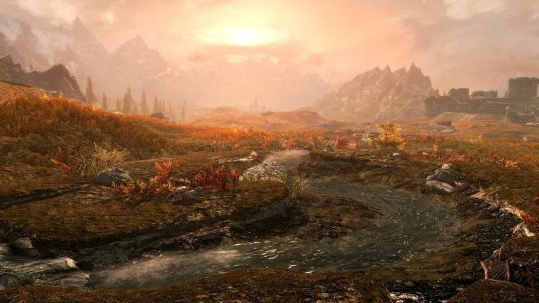 کاور بازی The Elder Scrolls V: Skyrim Special Edition — نمایی از جلوه‌های بصری بازسازی‌شده
