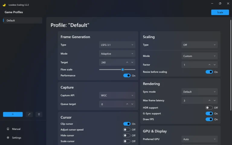 تصویر بازی Lossless Scaling در استیم