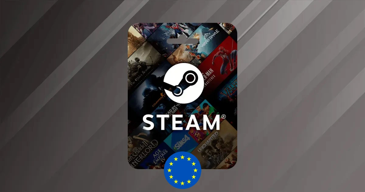 استیم والت اروپا 1 راهنمای خرید گیفت کارت Steam Wallet اروپا
