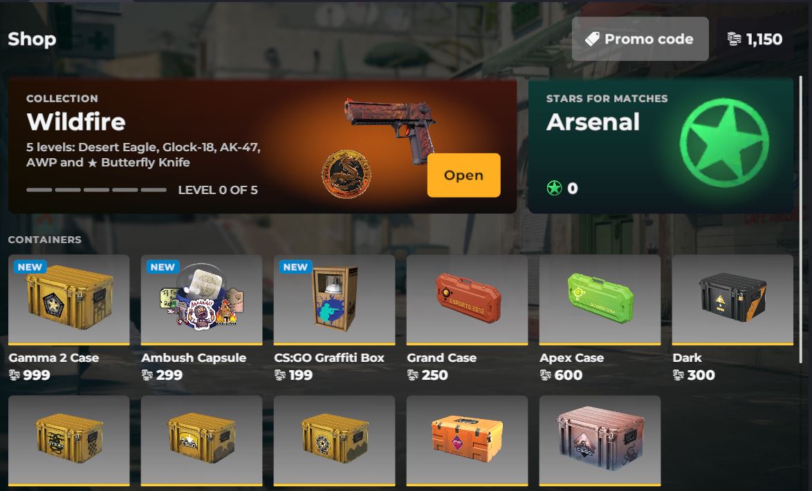 آیتم ها و مارکت بازی Counter Flame برای خرید کوین