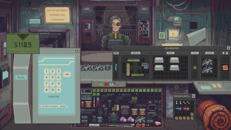 تصویر بازی Probably Stolen - Cyberpunk Shopkeeper Sim در استیم