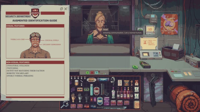تصویر بازی Probably Stolen - Cyberpunk Shopkeeper Sim در استیم