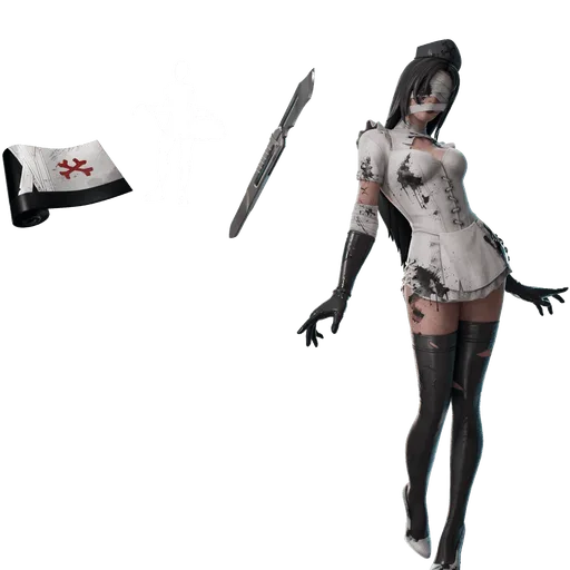 اسکین آیتم شاپ و ویباکس دلخواه فورتنایت 13 Nevermore Nurse Bundle